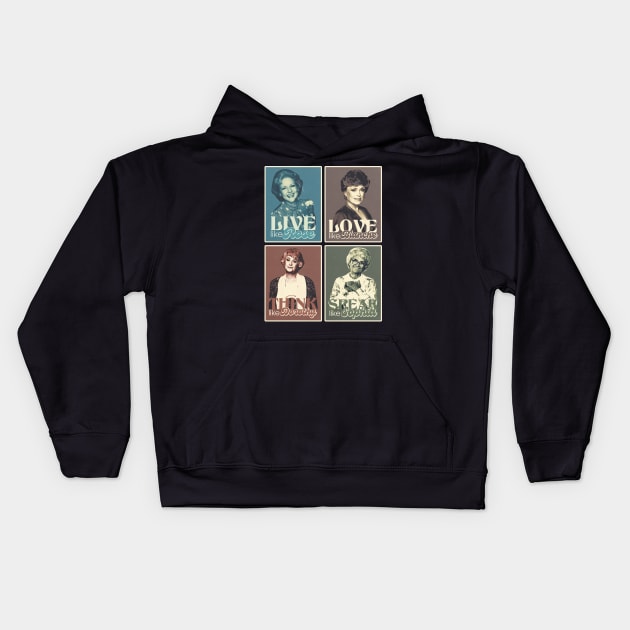 The Golden Girls Quote Kids Hoodie by mia_me